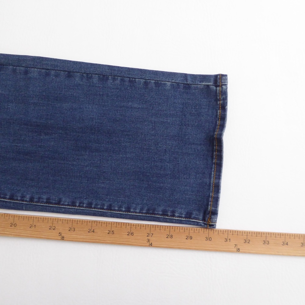 NYDJ Womens Jeans Presido Blue Ellison High Rise Straight Leg 12 - Picture 5 of 9